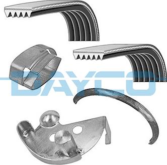 Dayco PVE001 - V-Ribbed Belt Set autospares.lv