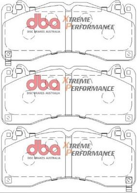 DBA Australia DB9021XP - High Performance Brake Pad Set autospares.lv