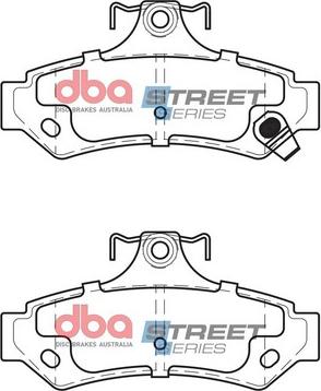 DBA Australia DB1475SS - Brake Pad Set, disc brake autospares.lv