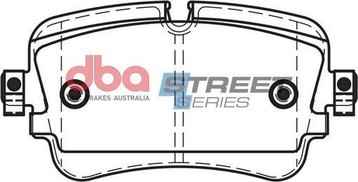 DBA Australia DB15031XP - High Performance Brake Pad Set autospares.lv