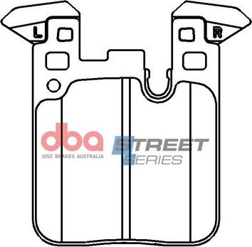 DBA Australia DB15127XP - High Performance Brake Pad Set autospares.lv