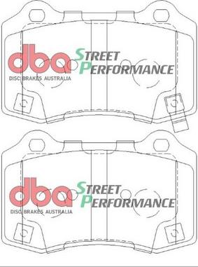 DBA Australia DB8805SP - High Performance Brake Pad Set autospares.lv