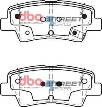 DBA Australia DB2076SSEV - Brake Pad Set, disc brake autospares.lv