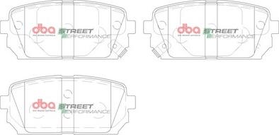 DBA Australia DB2175SP - High Performance Brake Pad Set autospares.lv