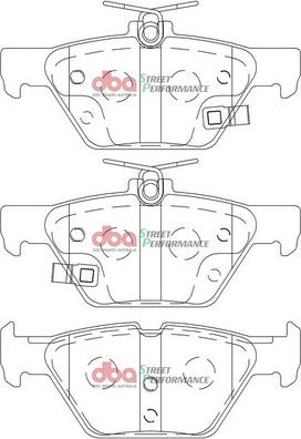 DBA Australia DB2398SP - High Performance Brake Pad Set autospares.lv