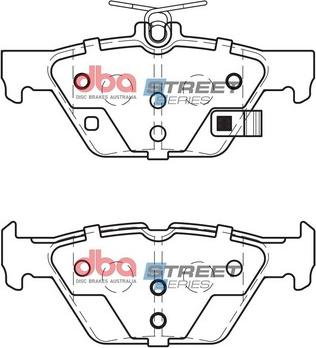 DBA Australia DB2398SS - Brake Pad Set, disc brake autospares.lv