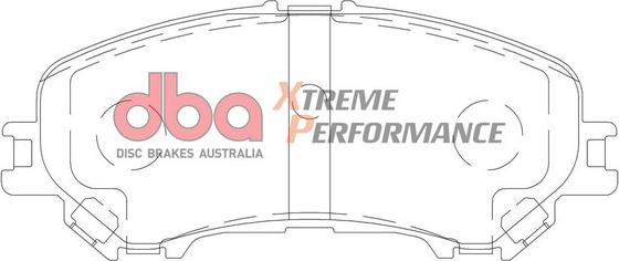 DBA Australia DB2345XP - High Performance Brake Pad Set autospares.lv