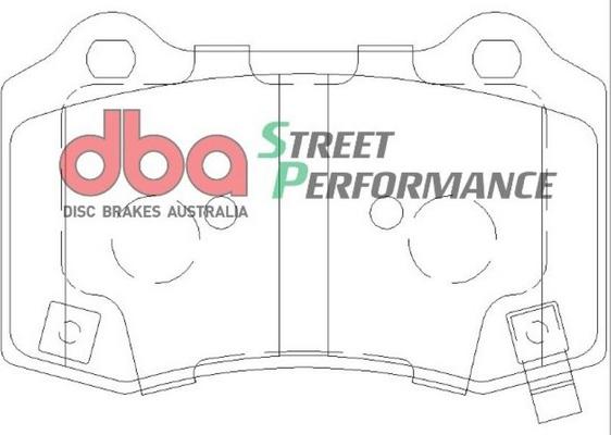 DBA Australia DB2260SP - High Performance Brake Pad Set autospares.lv