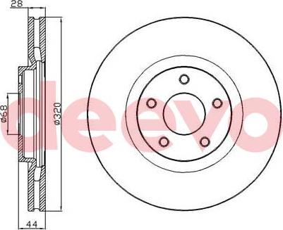 AP 25319 - Brake Disc autospares.lv