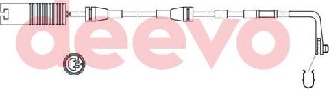 DEEVO BW10840 - Warning Contact, brake pad wear autospares.lv