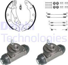 Delphi KP964 - Brake Shoe Set autospares.lv