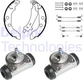 Delphi KP904 - Brake Shoe Set autospares.lv