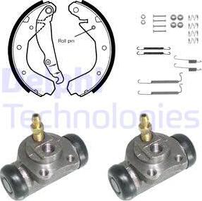 Delphi KP743 - Brake Shoe Set autospares.lv