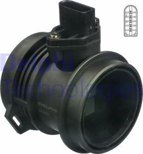 Delphi AF10305-12B1 - Air Mass Sensor autospares.lv