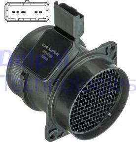 Delphi AF10370-12B1 - Air Mass Sensor autospares.lv