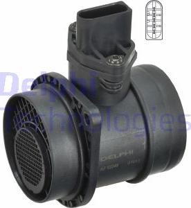 Delphi AF10248-12B1 - Air Mass Sensor autospares.lv