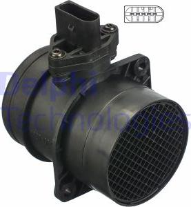 Delphi AF10266-12B1 - Air Mass Sensor autospares.lv