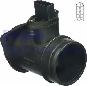 Delphi AF10267-12B1 - Air Mass Sensor autospares.lv