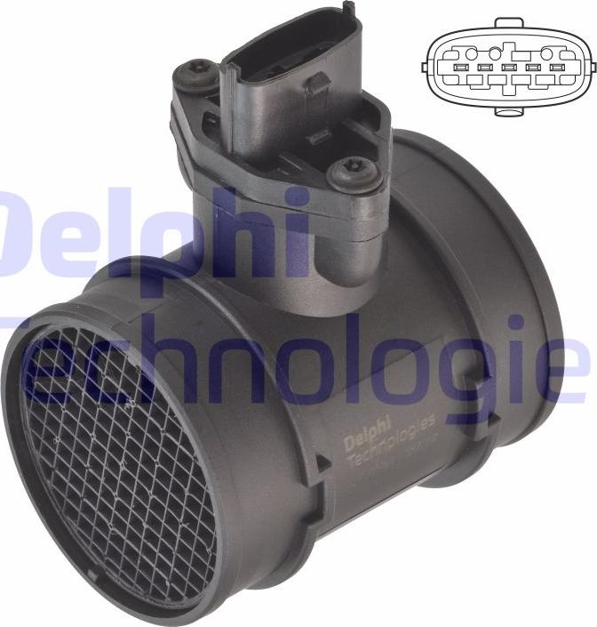 Delphi AF10784-12B1 - Air Mass Sensor autospares.lv