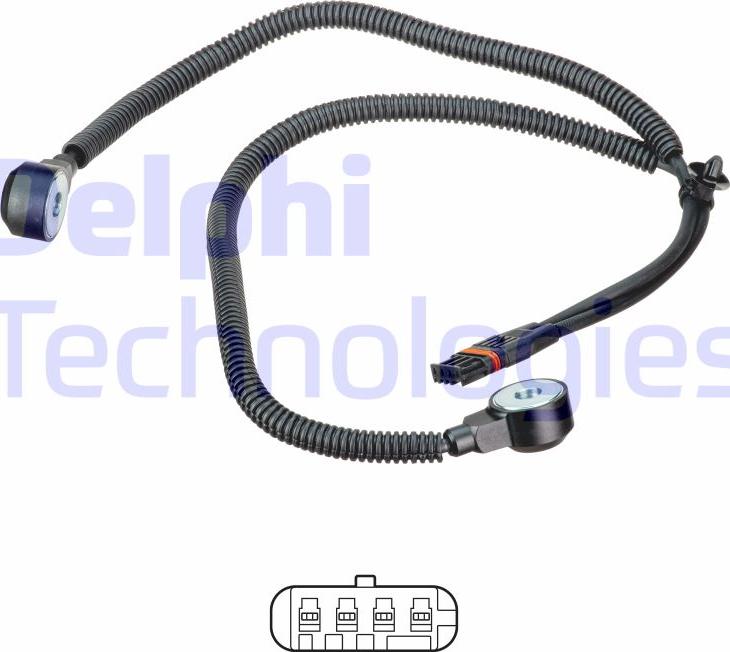 Delphi AS10238 - Knock Sensor autospares.lv