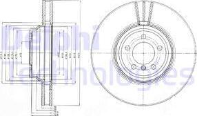 Delphi BG9915 - Brake Disc autospares.lv