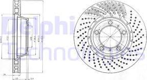 Delphi BG9094C - Brake Disc autospares.lv