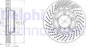 Delphi BG9095C - Brake Disc autospares.lv