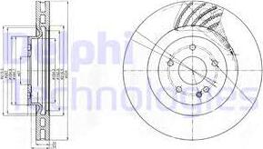 Delphi BG9059 - Brake Disc autospares.lv