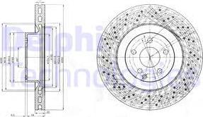 Delphi BG9057 - Brake Disc autospares.lv