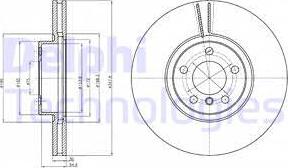 Delphi BG9063C - Brake Disc autospares.lv