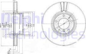 Delphi BG9005 - Brake Disc autospares.lv