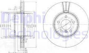 Delphi BG9008C - Brake Disc autospares.lv