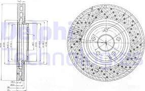 Delphi BG9014 - Brake Disc autospares.lv