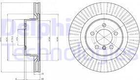 Delphi BG9081C - Brake Disc autospares.lv