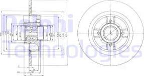 Delphi BG9029RSC - Brake Disc autospares.lv