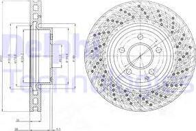 Delphi BG9076C-19B1 - Brake Disc autospares.lv