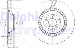 Delphi BG9070C - Brake Disc autospares.lv