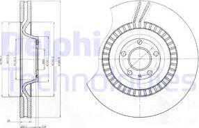 Delphi BG9070 - Brake Disc autospares.lv