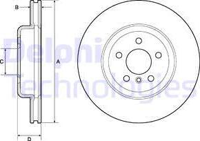 Delphi BG9154C - Brake Disc autospares.lv