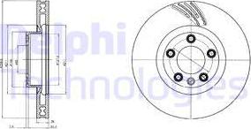 Delphi BG9101C - Brake Disc autospares.lv