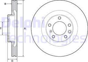 Delphi BG9119 - Brake Disc autospares.lv