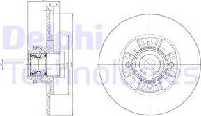 Delphi BG9114RSC - Brake Disc autospares.lv