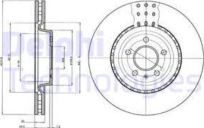 Delphi BG9110C - Brake Disc autospares.lv