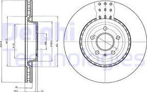 Delphi BG9110 - Brake Disc autospares.lv