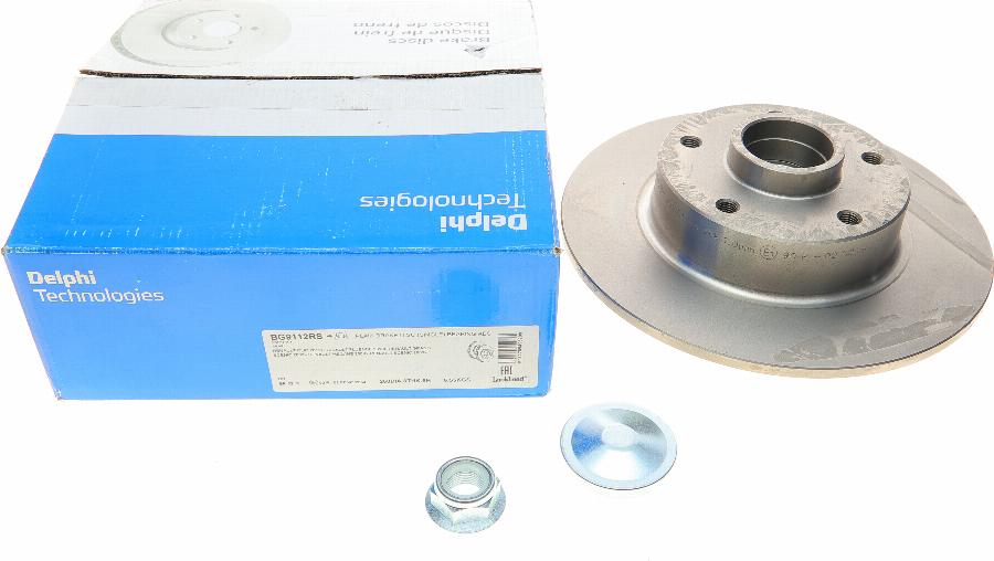 Delphi BG9112RS - Brake Disc autospares.lv