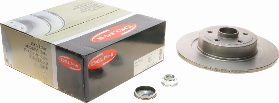 Delphi BG9133RS - Brake Disc autospares.lv