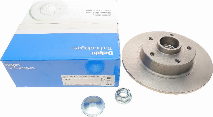 Delphi BG9137RS - Brake Disc autospares.lv