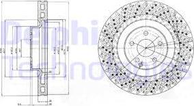 Delphi BG9878 - Brake Disc autospares.lv