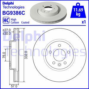 Delphi BG9386C - Brake Disc autospares.lv