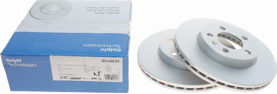 Delphi BG4963C - Brake Disc autospares.lv